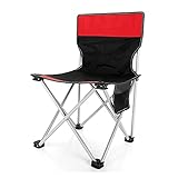 DAGCOT Camping Stühle Outdoor tragbarer Klappstuhl Hocker Camping Strandstuhl Angelstuhl Hocker Malerei Hocker Skizzierstuhl Angelstuhl (Color : Black)