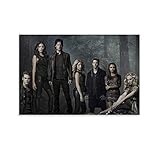 LOPOA Vampire Diaries Season 8 Leinwand Kunst Poster und Wandkunst Bilddruck Moderne Familienzimmer Dekor Poster 16x24inch(40x60cm)