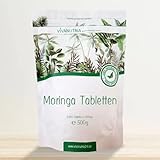 VivaNutria Moringa Presslinge 2000 Stück I 500g | Rohkostqualität I 100% rein natürliche Moringa Tabletten I aus kontrolliertem Anbau und laborgeprüft | veg
