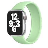 Silikon Sport Ersatzbänder Armbänder Kompatibel für Apple Watch Series 7/6/5/4/3/SE,Damen Männer Uhrenarmband Fitness Ersatzarmband für iWatch 41mm 38mm 40mm 42mm 45mm 44mm,Smart Armband,