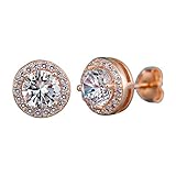 Ohrringe Damen, Sonojie Alloy Schmuck Ohrstecker, Vintage Klassische Schmetterling Quaste Geschenk, Diamant Metall Zirkonohrringe Geschenke Runde Zirkon Ohrsteck