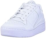 adidas Originals Women's Forum Bold Sneaker, White/White/Black, 11