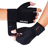 boildeg Fitness Handschuhe,Trainingshandschuhe,Gewichtheben Handschuhe für Bodybuilding Crossfit,Damen&H