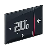 Bticino, Vernetztes Thermostat, WLAN-Schnittstelle, Booster-Funktion, programmierbare Temperatursteuerung, Integration v. Heizkörperventilen, XG8002, schw