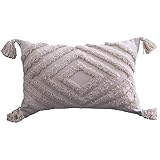 Dekorative Kissenbezüge, Boho Super Soft Zimmer Kissenhülle Kissenbezüge Quaste für Sofa Couch Schlafzimmer Wohnzimmer Dekor (30x50cm)