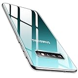 TORRAS Crystal Clear Kompatibel mit Samsung Galaxy S10 Hülle, Transparent Vergilbungsfrei Dünn Slim Weiche Silikon Case Durchsichtige Schutzhülle Handyhülle für Samsung Galaxy S10 - Transp