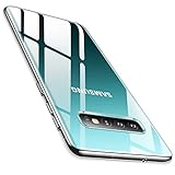 TORRAS Crystal Clear Kompatibel mit Samsung Galaxy S10 Hülle, Transparent Vergilbungsfrei Dünn Slim Weiche Silikon Case Durchsichtige Schutzhülle Handyhülle für Samsung Galaxy S10 - Transp