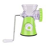 Manueller Fleischwolf Wurstmaschine Maschine Hand Fleischwolf Wurstfüllmaschine Multifunktionaler Fleischwolf zum Mahlen von Fleisch / Herstellung von Wurst / Kochmaterial / Babynahrung grü