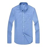 Shirt Herren Basic Einfarbig Casual Classic All-Match Herren Langarm Herbst Und Winter Neu Gentleman Elegant Boutique Slim Fit Herren H