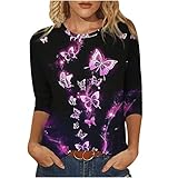 floryday Pullover Pullover Damen Sweatshirt Damen Oversized Cute Tops Regenmantel Frauen herbstmode Damen ausgefallene Oberteile Damen lässige t Shirts Damen Dicke Sweatjacke Black-B