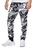 Herren Männer Jogger Modern Jogginghose Trainingshose Sporthose Fitness Hose Jogger Streetwear F