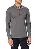 BOSS Herren Pleesy 4 Polohemd, Medium Grey31, S