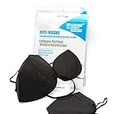 DECADE FFP2 Maske Schwarz [2x20x] Kn95 Maske, Atemschutz-Maske FFP2 Masken, EINZELVERPACKT, Masken Mundschutz FFP2, Mund Nasen Schutzmaske…