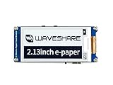 Waveshare 2.13inch E-Paper Cloud Module 250×122 Pixels with WiFi Connectivity Low Power Consumption Wide Viewing Angle Ideal for Price Tags Shelf Labels Industrial I