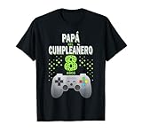 Papá del cumpleañero Gamer, Feliz Cumpleaños, Spanisch, 8 Años T-S