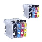 RICR LC263 XL Nachfüllbare Tintenpatronen Ersatz, kompatibel für Brother MFC-J480DW MFC-J680DW MFC-J880DW DCP-J562DW (Hongkong-Versionsdrucker) 2