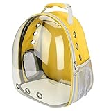 Tuzi Qiuge Haustier Liefert Haustier Hund Katze Tragetasche Outdoor Portable Atmungsaktive Reiserucksack, Größe: 42x32x29cm (rot) (Color : Yellow)