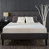 Zinus Lottie gepolstertes Plattformbett mit quadratischen Nähten / Plattform-Betten/ Keine Boxspring erforderlich/ Stabiler Holzlattenrost/ Schnelle, einfache Montage/ 140 x 200