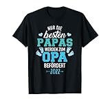 Herren Besten Papas werden zum Opa befördert 2022 T-S