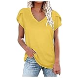 Kleidung Damen Pullover Xmas Damen Long Shirts one Shoulder Shirt tie dye Carmenbluse Damen Sommer Pullover lang Damen anftfh lila top