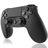 GEEMEE Wireless Controller für PS4, Bluetooth Gamepad mit Dual-Vibration Rechargable Remote sechsachsigem Wireless Gamepad Dual Shock Gaming C