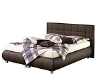 Maintal Boxspringbett Elias, 100 x 200 cm, Kunstleder, 7-Zonen-Kaltschaum Matratze H3, b