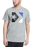 Converse T-Shirt Herren Star Chevron Box Tee 10007272 Grau 035, Größe:S