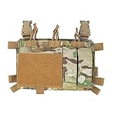 OneTigris Magazinetaschen Taktisches Plakat 01 Mag Pouch Pistole Drei-fach für Chest Rig Plattenträger Triple Kangaroo mag Pouch | MEHRWEG Verpackung (MultiCam)