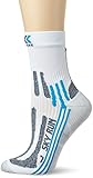 X-Socks Erwachsene Funktionssocken Sky Run Two Lady Socken, White/Turquoise, 35/36