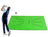 Idefair Golf Trainingsmatte Indoor Outdoor Swing Detection Batting Mini Übungsaufprallmatte Tragbare Golf Schlagmatte für Zuhause Bü