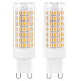 AIMHEIM 2 Stück G9 LED Dimmbar Warmweiß, 5.5W LED Maisbirne Ersatz für 60W G9 Halogen Lampen, 600LM, 2700K, G9 Fassung LED Lampen Kein Flackern, AC 220-240V