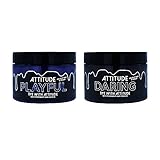 Attitude Haarfarbe - Vegan Semi Permanent Hair Color - Haartönung mit Conditioner - WITCH HOUSE Duo Kombi S