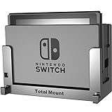 TotalMount 2548 Wandhalterung für Nintendo Switch Konsole mitHitzeManagementundSicherheits-KlipSchw