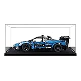 SWDZ Klarsicht-Acryl-Vitrine für Lego Technic McLaren Senna GTR 42123, Staubdichte Display-Aufbewahrungsbox für Lego 42123 (Lego-Set Nicht im Lieferumfang enthalten) (40x20x15cm)