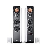 Teufel Ultima 40 Aktiv Surround 4.0-Set Weiß Heimkino Lautsprecher 5.1 Soundanlage Kino Raumklang Surround Subwoofer Movie High-End HiFi Speak