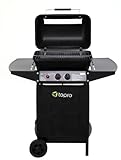 tepro 508C Gasgrill Lavastein Irvine, Gesamtleistung max. 5,4 kW , Grillfläche: ca. 50 x 31 cm, Schw