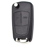 XUKEY Auto-Funkschlüssel-Gehäuse für Opel Corsa D Astra H Vectra Signum Zafira B Combo Meriva A Fob Case Smart Key Repair Kit Ersatz 2 T