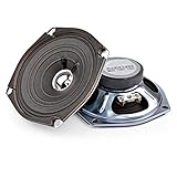 JINGERL 2 stücke 5 Zoll Portable Audio Full Range Lautsprecher Spalte Musik Sound Lautsprecher 4 Ohm 5 W Lautsprecher DIY Für Heimkino (Color : 4 Ohm Speaker)
