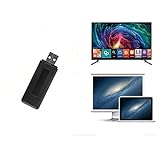 Velidy TV USB Wlan Adapter, Wi-Fi LAN Adapter 2.4GHz/5GHz 802.11a/b/g/n Dual Band 300Mbit/s Wireless USB Adapter für Windows 10/8.1/8/7/XP/Vista/MAC OS und samsung