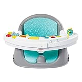 Infantino Music & Lights 3-in-1 Entdeckungssitz & Booster – Mitwachsender Kinderstuhl, Sitzerhöhung und Stuhl zum Essen – Mit Spielzeugen und Snack-Tablett – Für Babys und Kleink