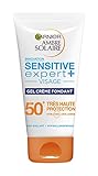 Garnier Ambre Solaire Sensitive Expert + Creme-Gel für das Gesicht, LSF 50+, 50