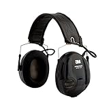 3M Peltor SportTac Impuls-Kapselgehörschutz für Jäger und Sportschützen, inklusive Batterie AAA, SNR 26 dB, 1 Stück, STAC-RD, schwarze und rote S
