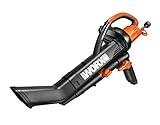 WORX WG505E 3000W Trivac Gartengebläse, Mulcher & Staubsauger, Schw