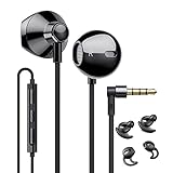 Linklike Besonders Haltbar In-Ear Ohrhörer, Deep Bass kopfhörer mit Kabel, 3.5mm Klink Kabelgebundene Ohrhörer, HiFi-Klang, Lautstärkeregelung, Sprachassistent Kompatibel mit Samsung, iPhone, Huaw