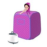 SFSGH Tragbare Dampfsauna, Heimsauna Faltbarer Dampfsauna-Upgrade 2L Dampfer, Heim-Spa zur Gewichtsreduktion und Detox-Therap