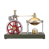 ENJOMOR Dampfmaschine mit Kessel, DIY Vertikal Dampf Maschine Steam Engine Kit (40 Stück)
