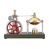 ENJOMOR Dampfmaschine mit Kessel, DIY Vertikal Dampf Maschine Steam Engine Kit (40 Stück)