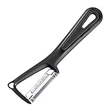 Westmark Universal-Sparschäler/Pendelschäler mit Ausstecher, Gentle, Edelstahlklinge, Farbe: Schwarz, 28012270