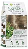 Garnier Haarfarbe, 100% Pflanzenhaarfarbe, für natürliche, glänzende Farbe, vegan, Color Herbalia, Dunkelblond, 3x1 Stück