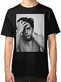 Cole Sprouse T-Shirt Graphic Top Printed Shirt Short-Sleeve Tee Mens Black L